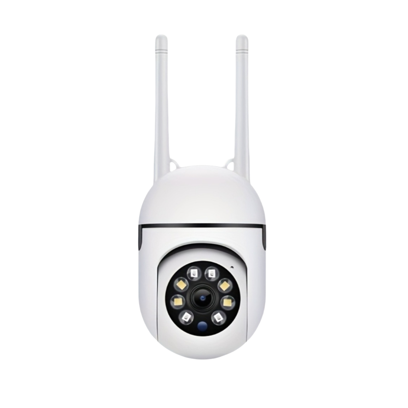 YI 3MP camera color night vision showing clear nighttime footage quality