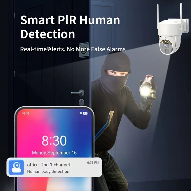 PIR human detection and real-time mobile alert for outdoor security monitoring