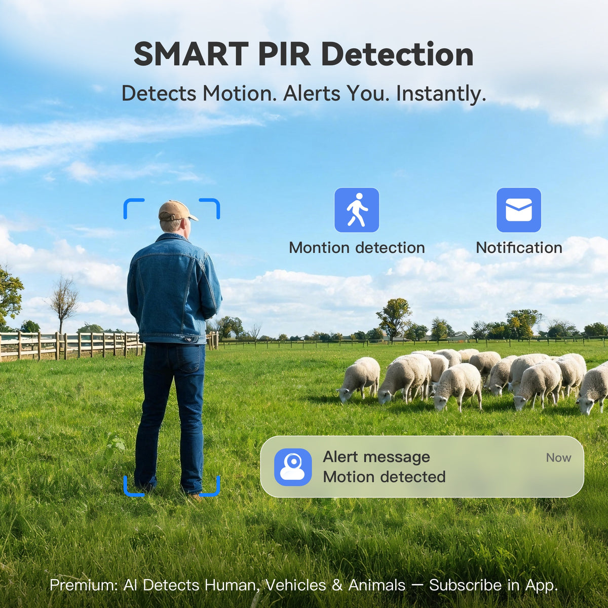 PIR motion detection and mobile alert demonstration
